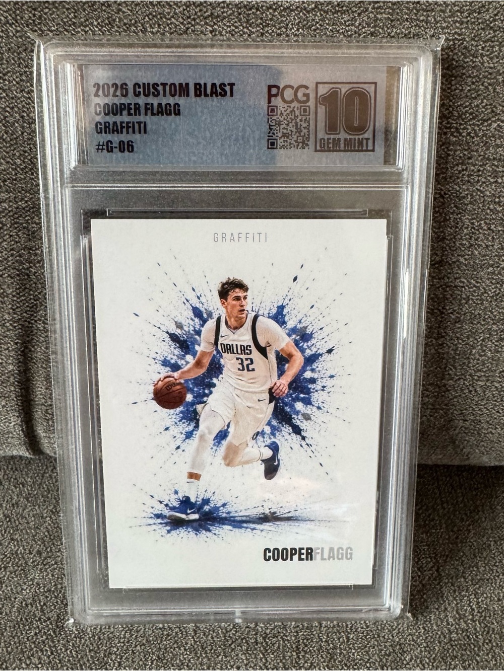 Cooper Flagg - 2026 Custom Blast Graffiti #G-06 PCG 10 Gem Mint